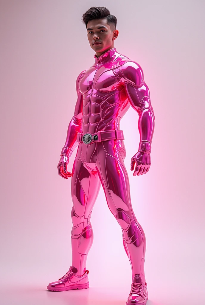 kemono, this person is pink rubber rabbit, in furry art style, one pink rubbery dick, sleek, smooth face, slender, nsfw, masterpiece, drone, no eyes, no pipuls, no mouth, white of eyes as same body color, pink, white background, orgasm, white, Retaining the atmosphere of the original image