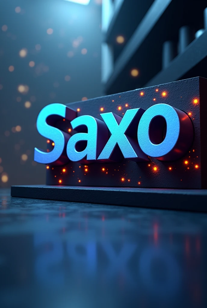 logo " Saxo " 4D 