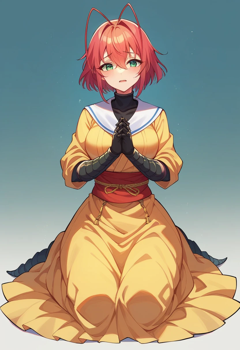 4K、8k、woman、Personification、Praying mantis、PersonificationしたPraying mantis、Ninja、