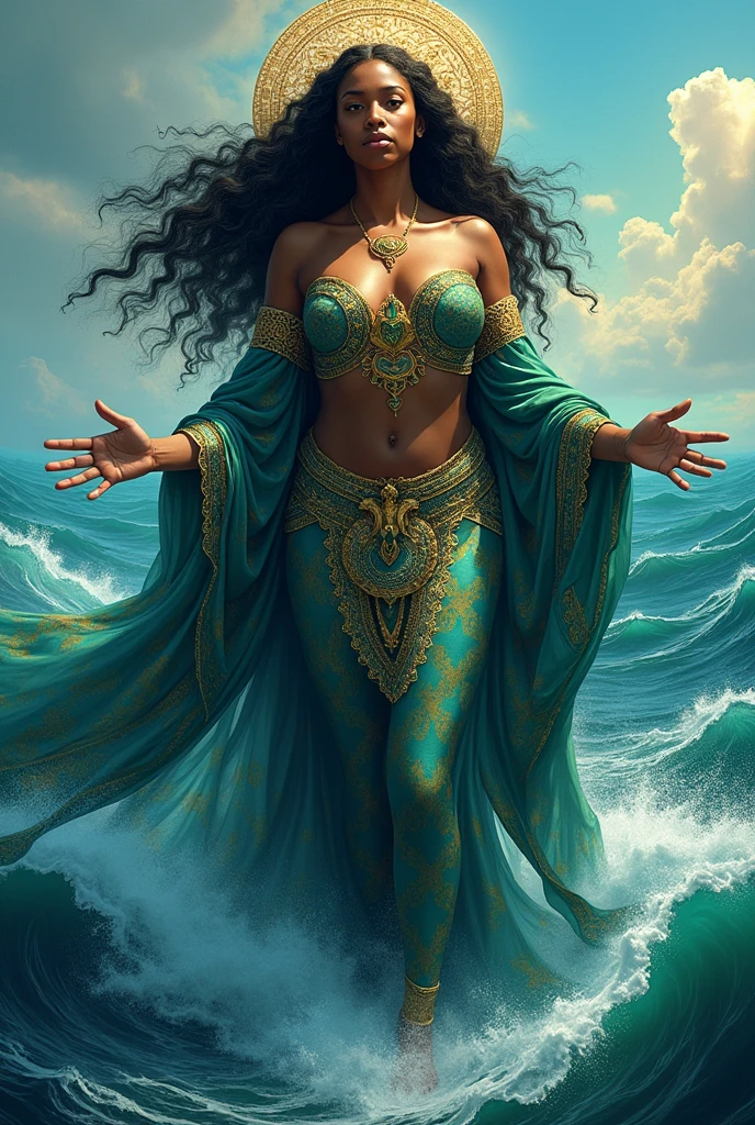 Yemanja as a full-body goddess
