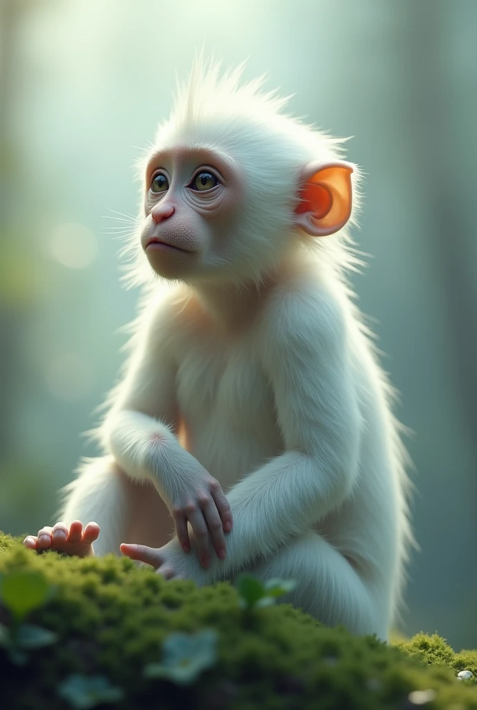A white monkey