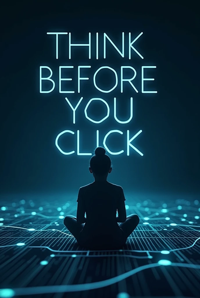 Think before you click poster unknown head