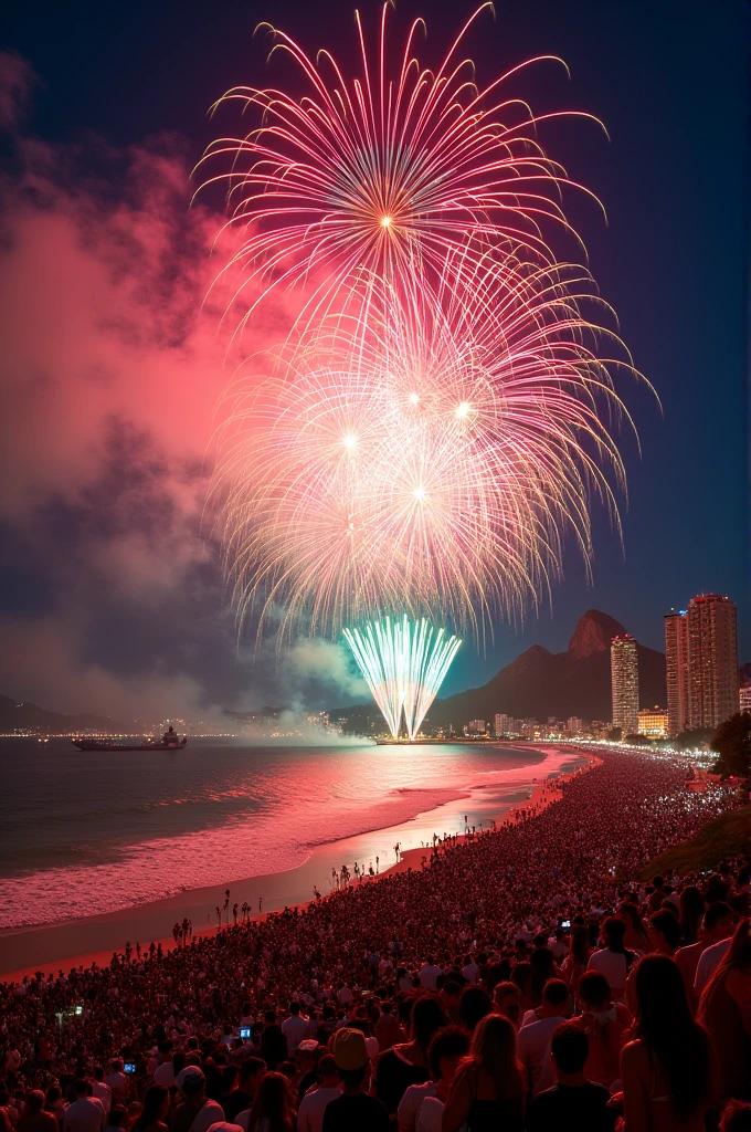 New Year Rio Janeiro Fireworks