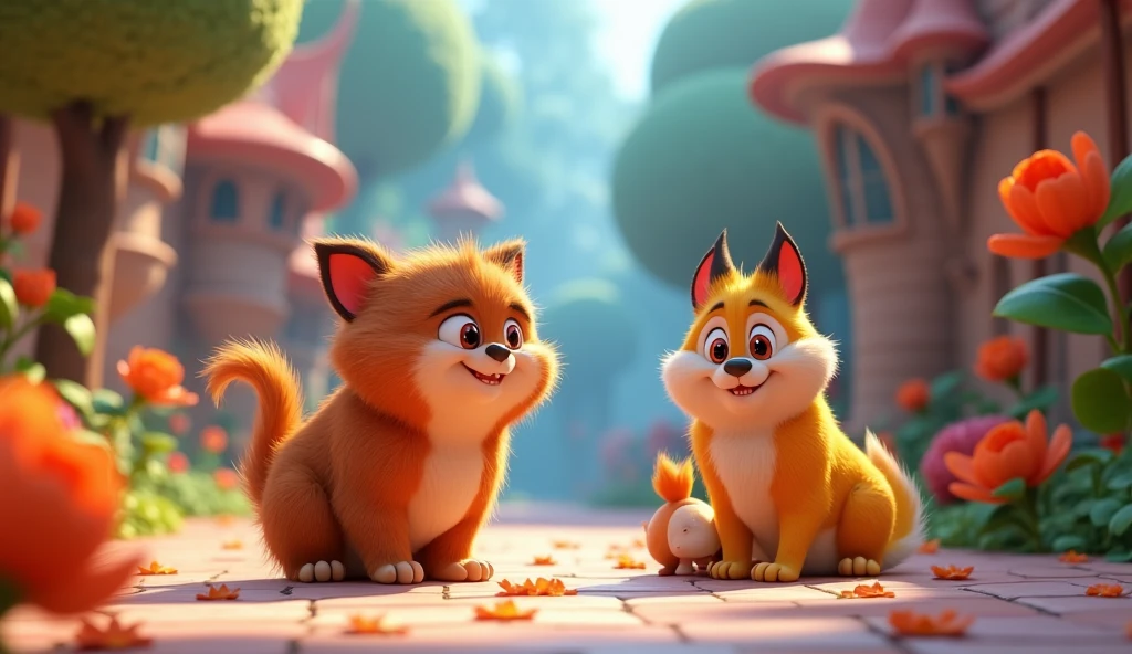 "Draw Disney Pixar style pictures, in 3d"