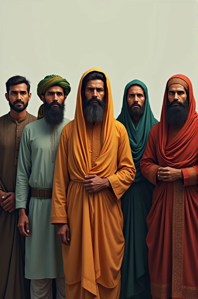 Some Indian muslim are standing