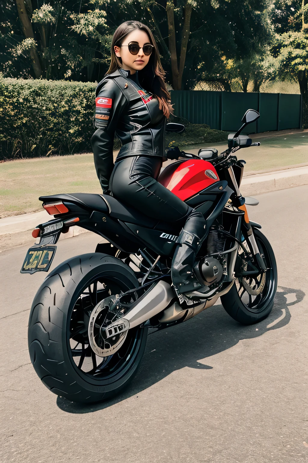 Motorbike girl