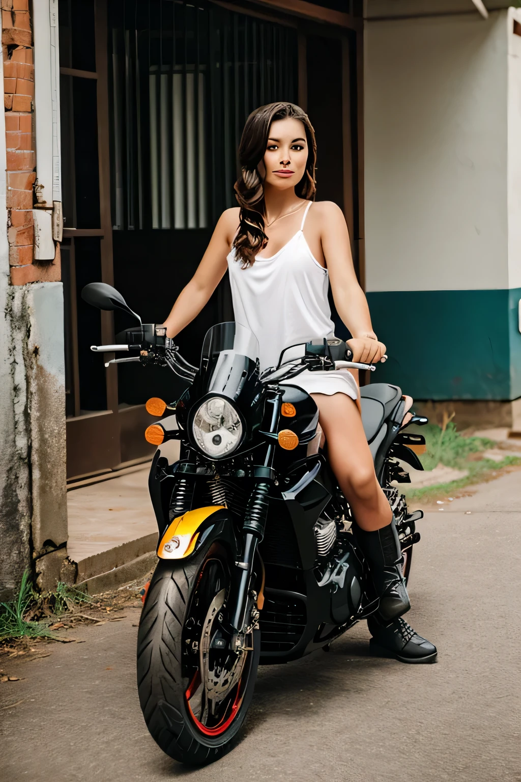 Motorbike girl