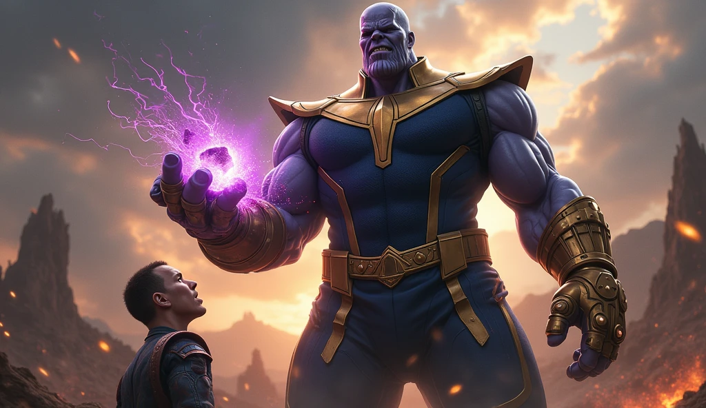 Scene 21: The Final Infinity Stone
Thanos rips the Mind Stone from Vision's head, completing the Infinity Gauntlet.