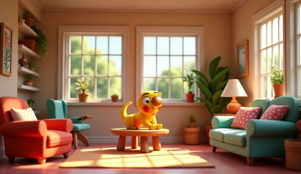 "Draw Disney Pixar style pictures, in 3d"、Rooms with windows