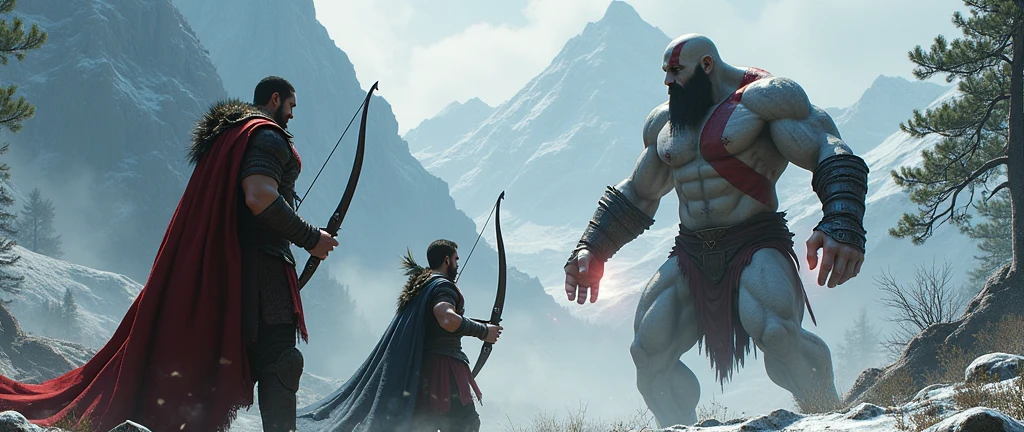 KRATOS AND ATREUS VS BALDUR 4K