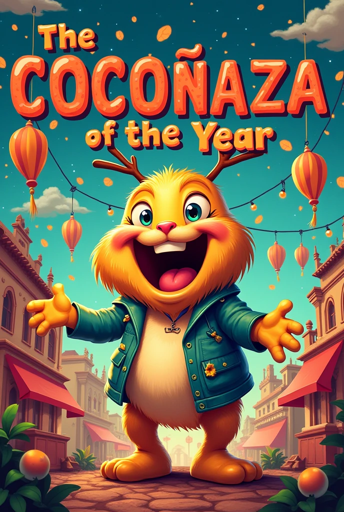 Create a poster like the one from Ibai's “Evening of the Year”, only with the title “the cocoñaza of the year”