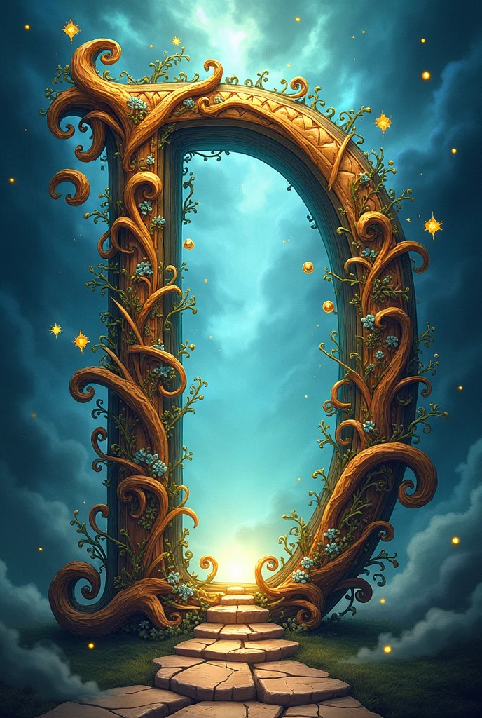 CREATE A MAGICAL DESIGN LETTER, T.H.E M.A.G.I.C.A.L D.O.O.R
