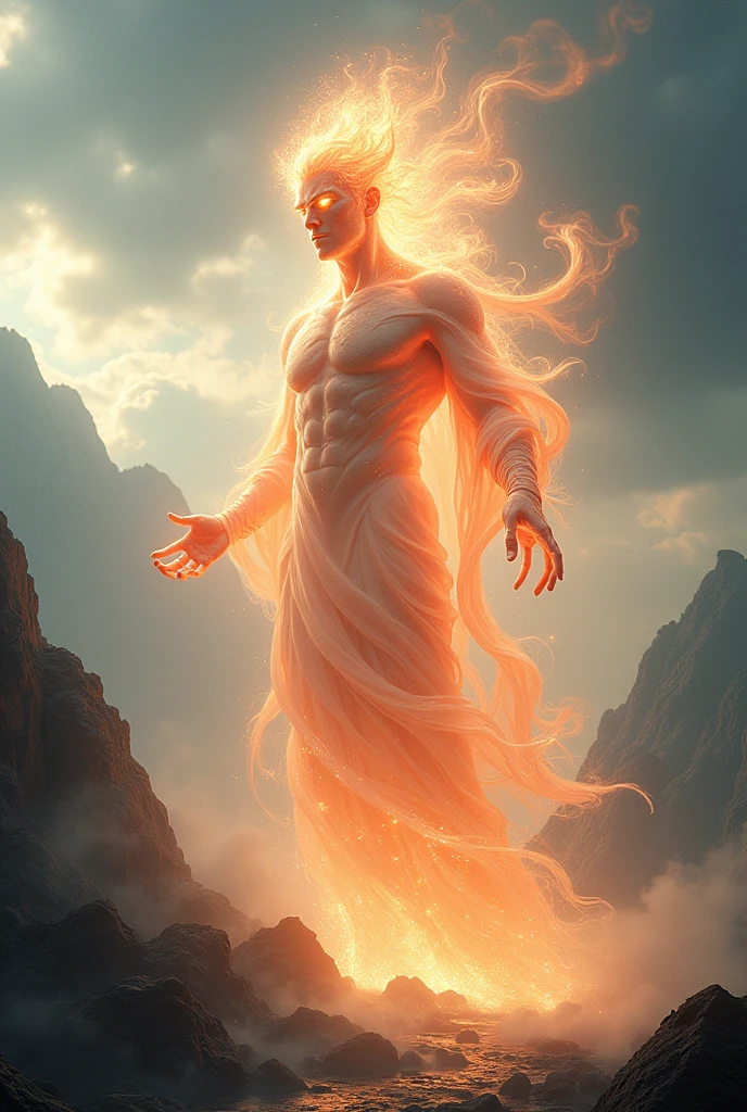 I want to see a realistic image What is the spirit of God li 8k cinematic quality