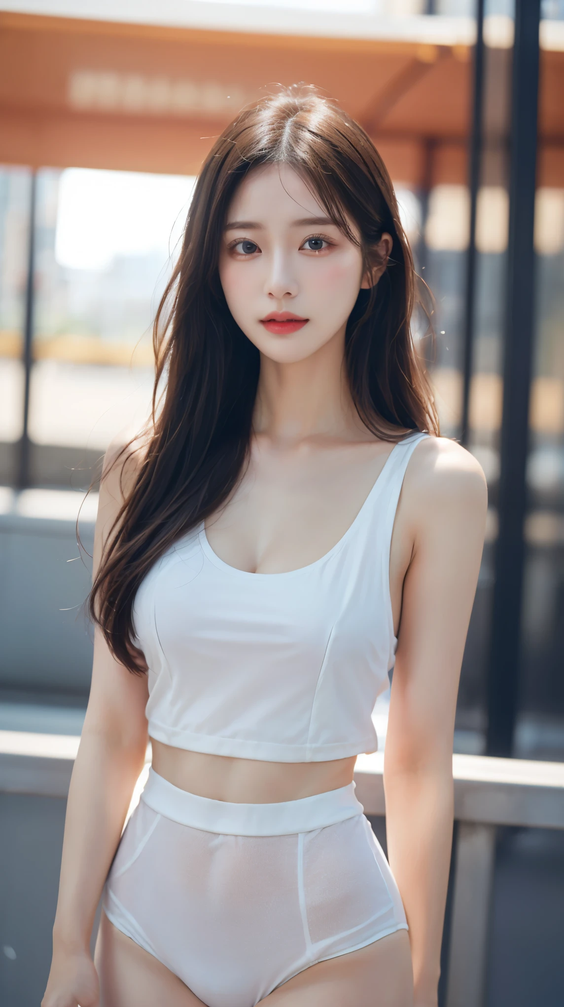 (photorealistic: 1.4), (realistic: 1.3), (soft lighting: 1.05), (Improved video lighting quality: 0.9), 32K, 1 girl, 20 year old girl, realistic lighting, backlight, face lighting, ray tracing, (whitening light: 1.2), (Image quality improvements: 1.4), ( Top quality real skin: 1.4), good 얼굴, good 눈, (pleasure, blush), big bust, good, panties, slim body, (Increased body line mood: 1.1), (Improve skin appearance and appearance: 1.1)