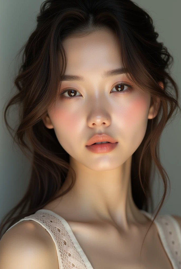 A beautiful brunette Asian woman