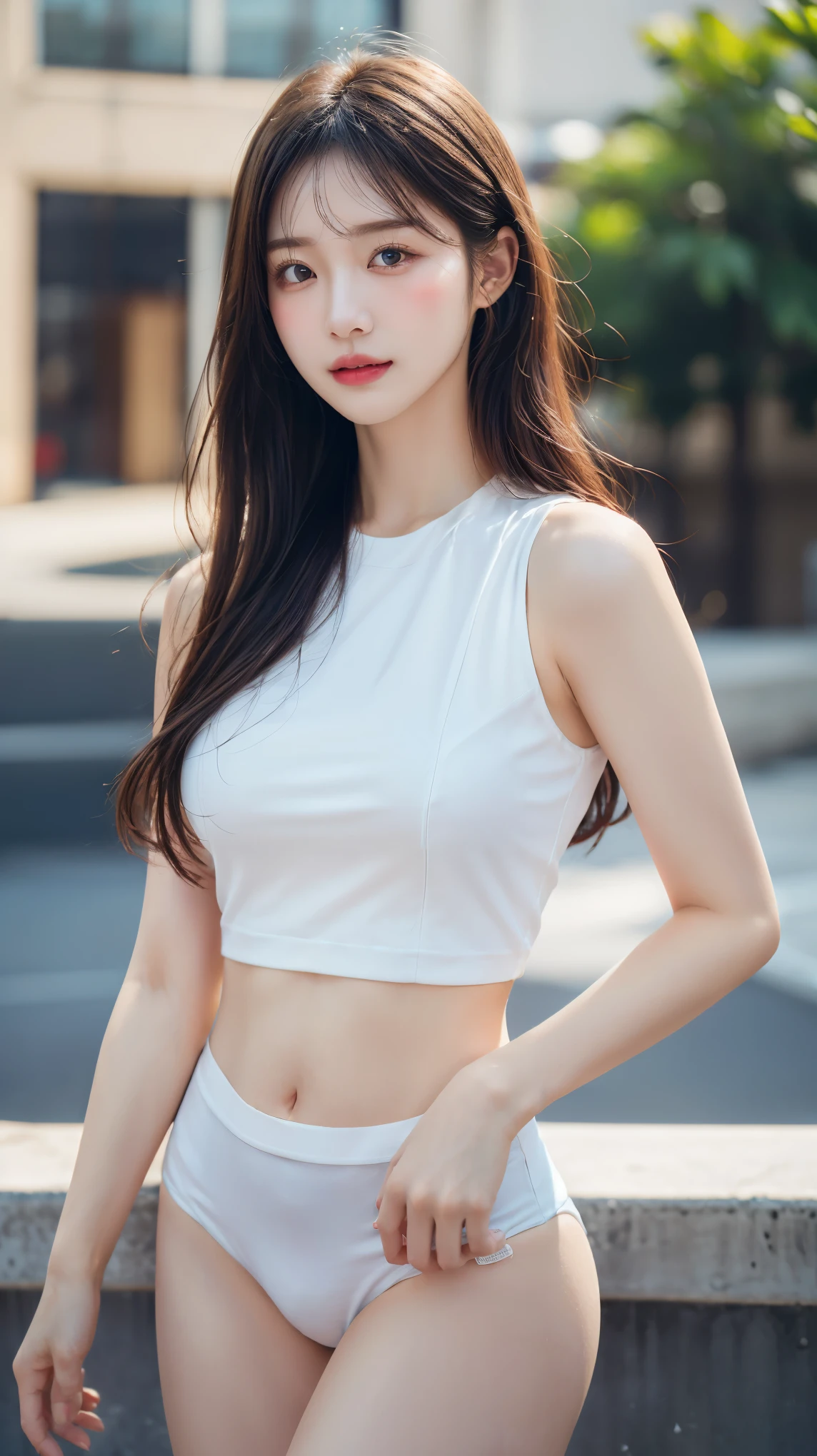 (photorealistic: 1.4), (realistic: 1.3), (soft lighting: 1.05), (Improved video lighting quality: 0.9), 32K, 1 girl, 20 year old girl, realistic lighting, backlight, face lighting, ray tracing, (whitening light: 1.2), (Image quality improvements: 1.4), ( Top quality real skin: 1.4), good 얼굴, good 눈, (pleasure, blush), big bust, good, panties, slim body, (Increased body line mood: 1.1), (Improve skin appearance and appearance: 1.1)