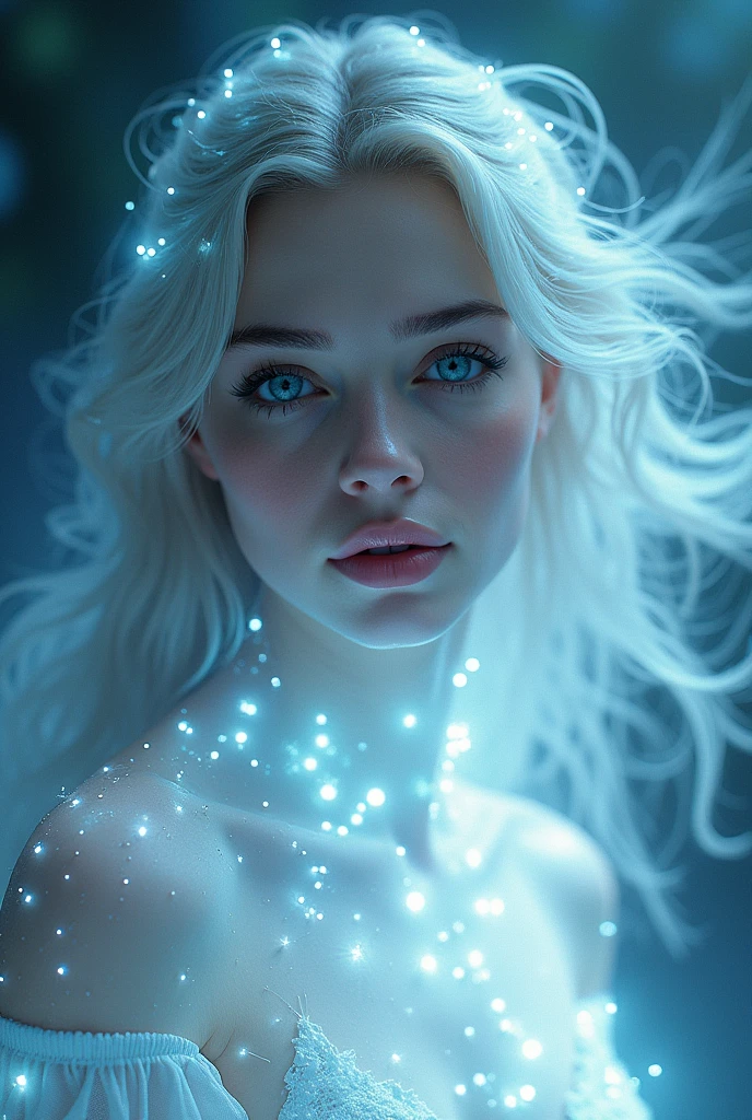 (masterpiece,Distinguished Quality,Mirror-like,Cinematic Experience,insanely detailed,absurdres),8k,wallpaper,(Ray Tracing),1 female,,美Shii女性,(光の女godが宙に浮いている:2.0),(front:2.0),(A body made up of white light particles:2.0),BREAK(White Hair:2.0),(White skin:2.0),女godの肖像,(god々Shii:2.0),(fantasy digital art:2.0),(Cowboy Shot:2.0),(Super sexy:2.0),(Diffuse reflection of light:2.0),BREAK(背景は美Shiiオーロラ:2.0),(美Shii顔,Detailed face,美Shii肌の質感:1.3,美Shii髪の毛),(Detailed hands:2.0),(美Shii手:2.0)