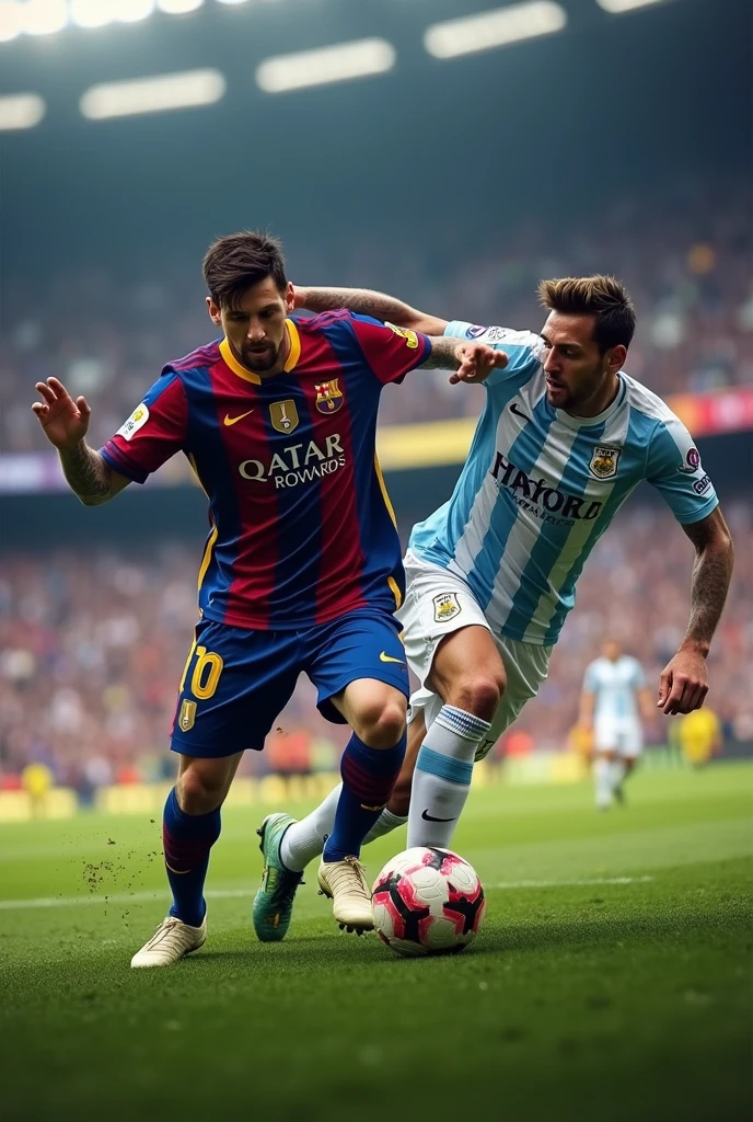 Make Neymar give Messi a sliding tackle