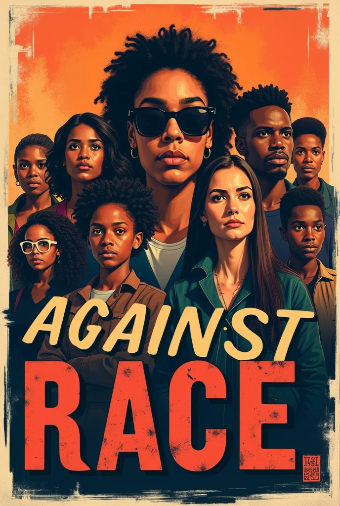 Make a slogan poster about discrimination against raise 
