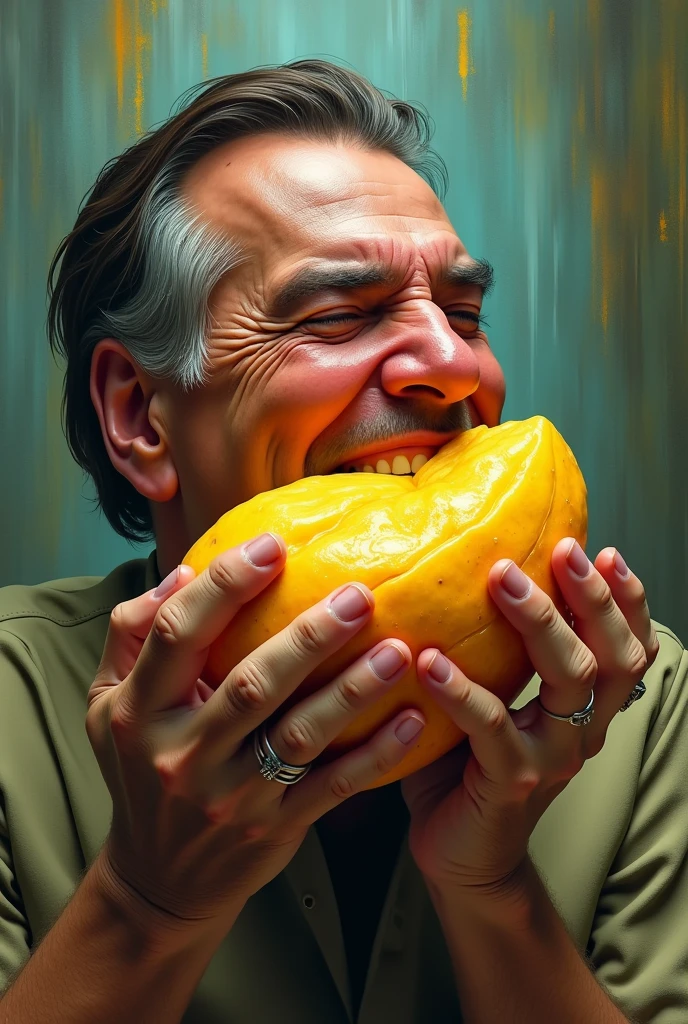 bolsonaro sucking mango
