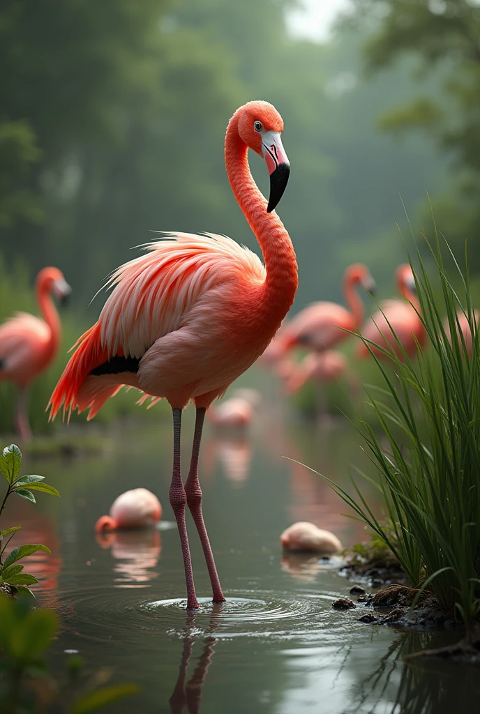 Worker flamingo labour