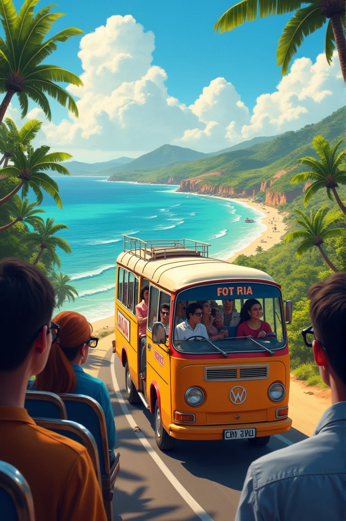 A iv trip of goa in bus