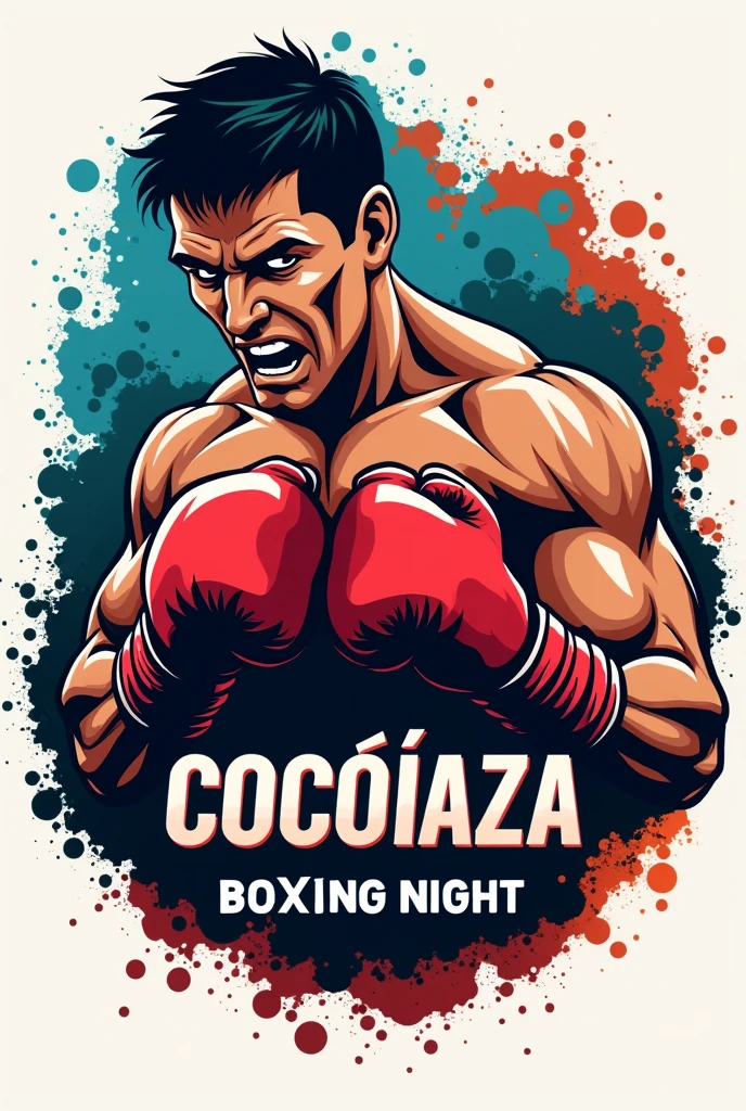 Make me a logo for a boxing night called cocoñaza