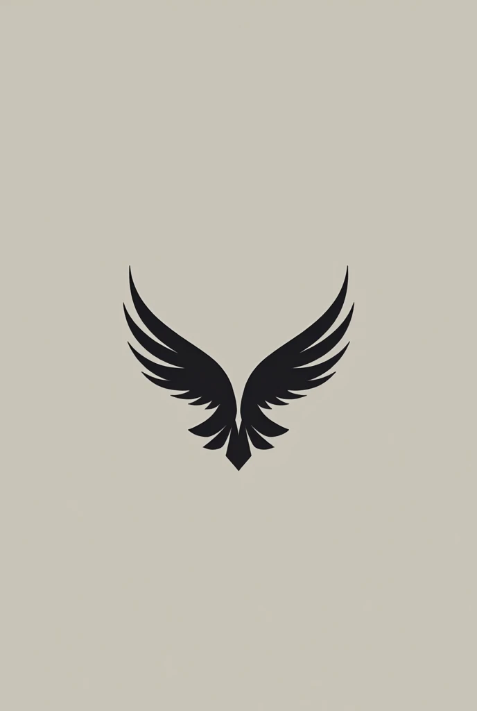 Create a creative and minimalist logo with the word HAWK WING