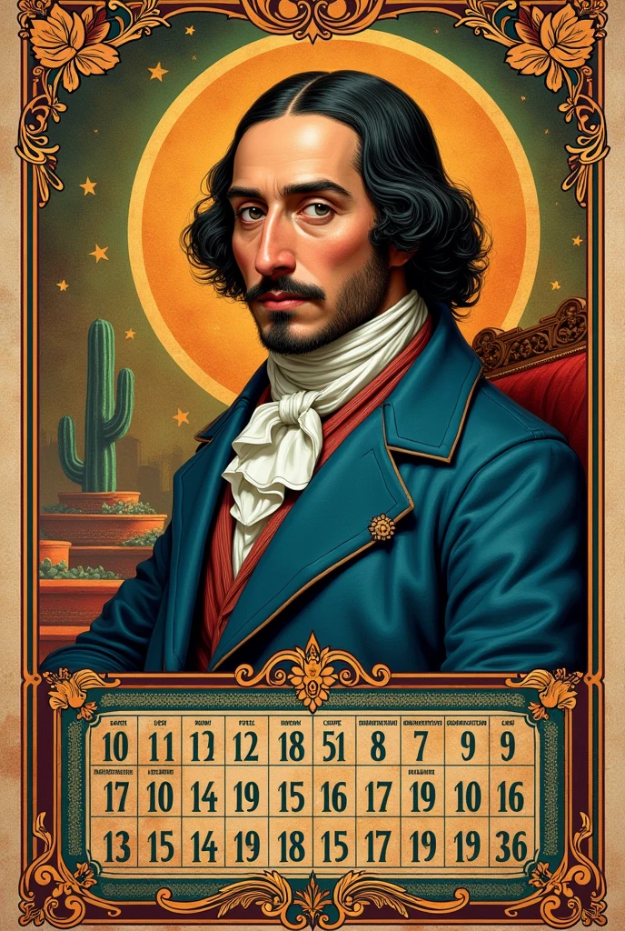 lottery card from montesquieu where below he fixes montesquieu, Mexican lottery type 
