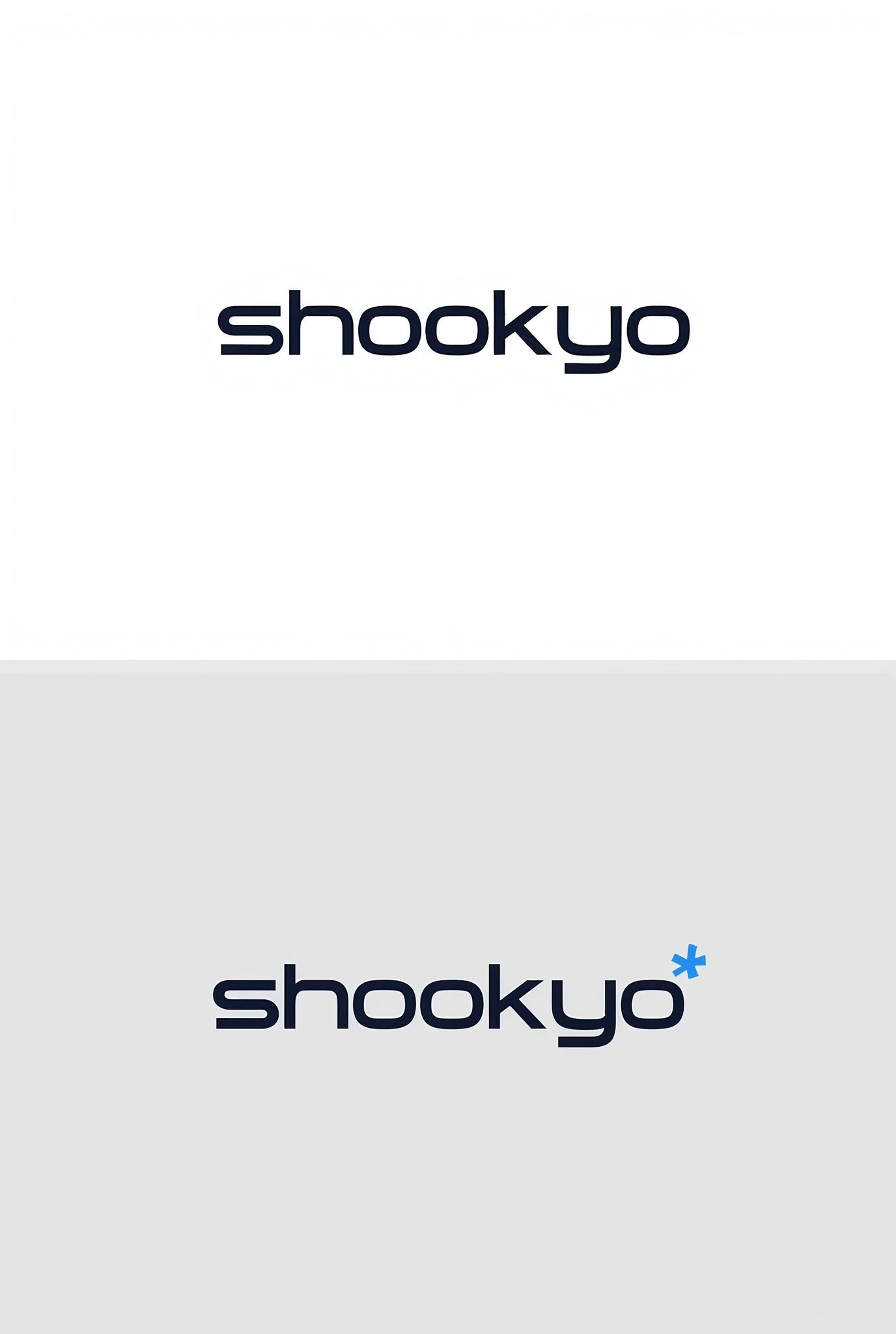 Logo with the name Shookyo in png format