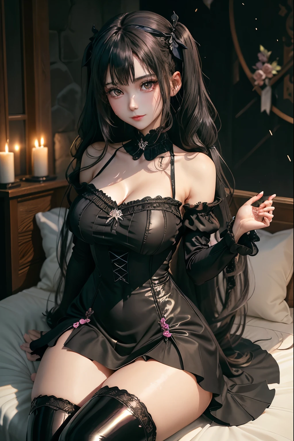 ハードなDark Gothicメイク、Black dark eyeshadow、sad、Good skin radiance、Dark Gothicメイク、Dark smile、palace、The beauty of fragrance、24-years-old、Expressions of intense sexual pleasure、Embarrassed look、Dark Gothic、Highest quality、Expression of sexual pleasure without pain、Drunk face、Purple maid outfit、mysterious、noble、Loving smile、Twin tail hair、Right eye is blue、Left eye is red、Super tempting pose、Platform heel shoes、Heavy makeup、Gothic Clothing、Silver Hair、Long Hair Straight Hair、Cute Gothic Dresses、Beautiful Face、Elegant face、Attractive face、Stained glassの背景、Chest glistening with sweat、The room is dark、goth long dress、Bell Sleeves、Wizard Sleeve、Decadent look、Sexually excited expression、Wet shiny thigh water、Thighs that are wet and shiny with oil、Background of a room full of roses、Sad look、Rose Maiden、The embroidery is pink、The dress has pink embroidery.、Thigh-high socks、Knee-high socks、Gentle expression、Dark black eyeshadow、Stained glassとバラの背景、Thighs are a little thin、Female Duo、Female couple、dark church background、Stained glass、Black metal world、Dark Castle、Dark Room、Slender body、gothic long dress、Victorian dress、Small breasts、The bed is covered with roses、Her thighs are shining with sweat、My body is wet and shiny、There is a lot of glitter on the thighs、I am sweating、My thighs are sticky with sweat.、My thighs are glistening with sweat、My whole body is sweaty and shiny、I sweated a lot.、My thighs are sweaty、My wet thighs are glistening with sweat.、There is a lot of sweat shining all over my body、Slender body、Sit on the bed、Beautiful legs、Outstretched legs、Hands on the bed、Super beautiful straight hair、Straight hair to the ends、Straight Perm Hair、Show off your glamorous thighs、Ass on the bed、Sitting with legs wide apart、Thighs are a little glamorous、facial expressions during masturbation、