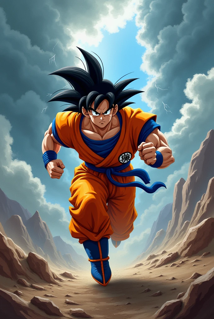 Goku Running Dragon Ball Z