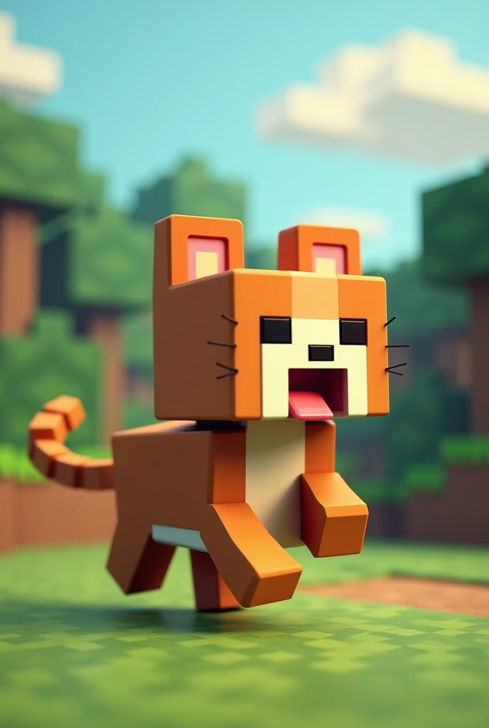 Minecraft cat animation