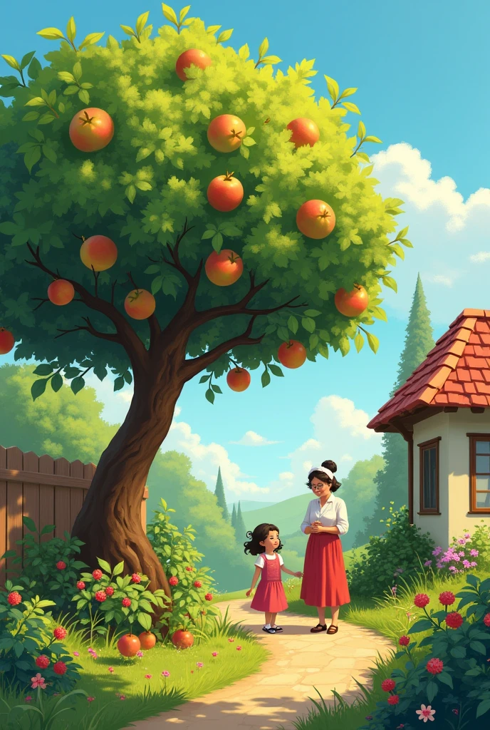 In a small garden, There were two very special plants: a fruit tree that bore the sweetest fruit and a tall, leafy plant that provided generous shade. The owner of the garden, Mrs. Martha, He had planted the fruit tree with great care, but the shade plant seemed unnecessary to him.
One day, Mrs. Martha decidió que la planta de sombra debía ser cortada para que el jardín tuviera más espacio. His granddaughter, clara, upon learning of the plan, begged him not to do it. "grandmother, If you cut the shade plant, The tree will not have the freshness it needs to bear such delicious fruit.. Shade is essential for its growth and for the quality of its fruits.."
Mrs. Marta, moved by the passion and love of her granddaughter, agreed to leave the shade plant in its place. Over time, el árbol frutal siguió produciendo frutos excepcionales y clara aprendió una valiosa lección sobre la importancia de cada elemento en el equilibrio de la vida.
**Moral:** Each thing has its function and value in the whole; Sometimes, What seems unnecessary can be fundamental to the success of what we value..