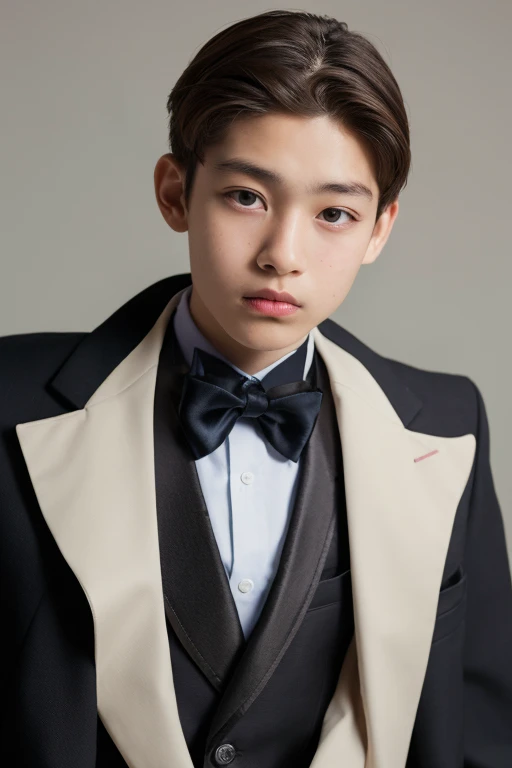 a 13 year old male wearing a suit
BELT VISABLE 4K HIGH QUALITY DETAILED