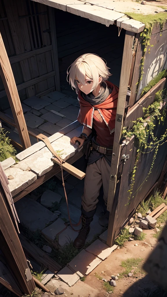 A hero sealed in a barrier deep in a abandoned Kingdom