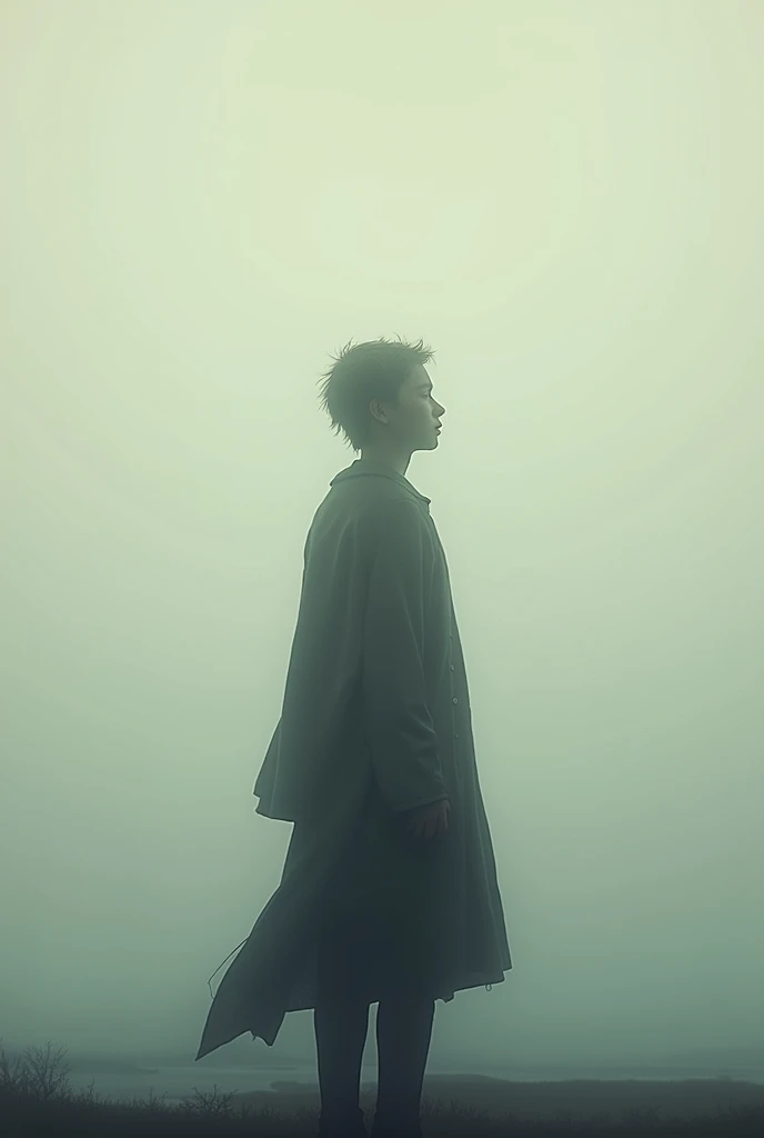 with your gaze fixed on the horizon as if you were absent