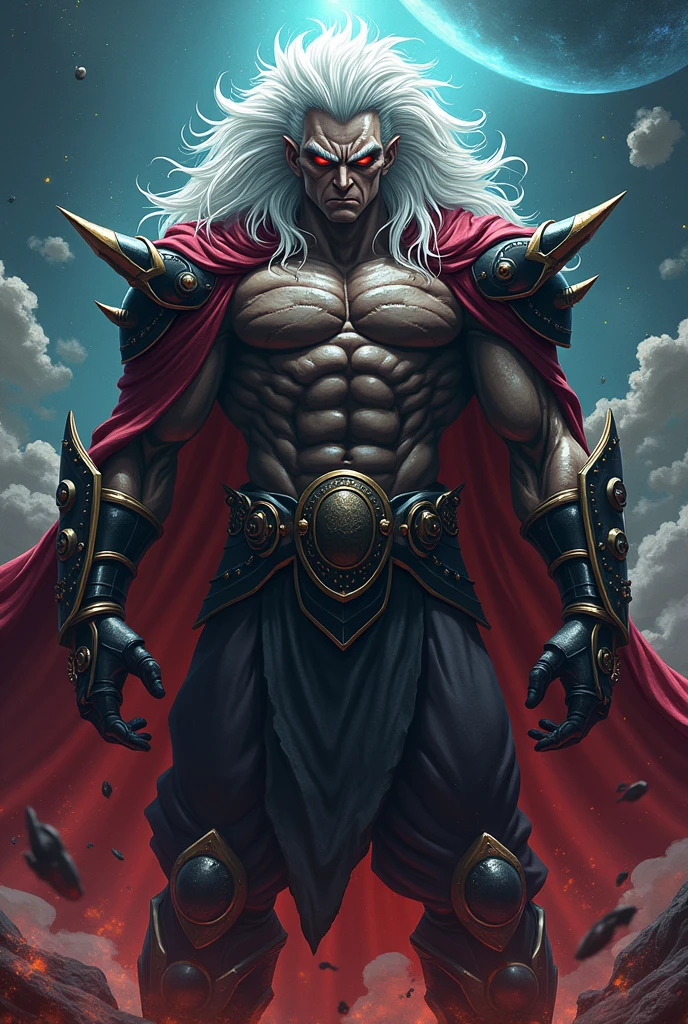 Zark, was a pure-blooded Saiyan who was born into a family of legendary warriors becoming power hungry arrogant and ruthless tyrant that possessed through various bloody battles cosmic abilities