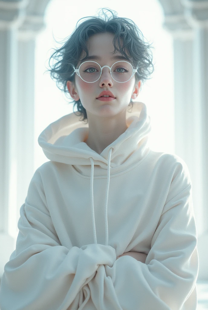 Image about murgas who is a sorcerer of the word, understands that freedom is white with glasses and does not exceed 20 years of age