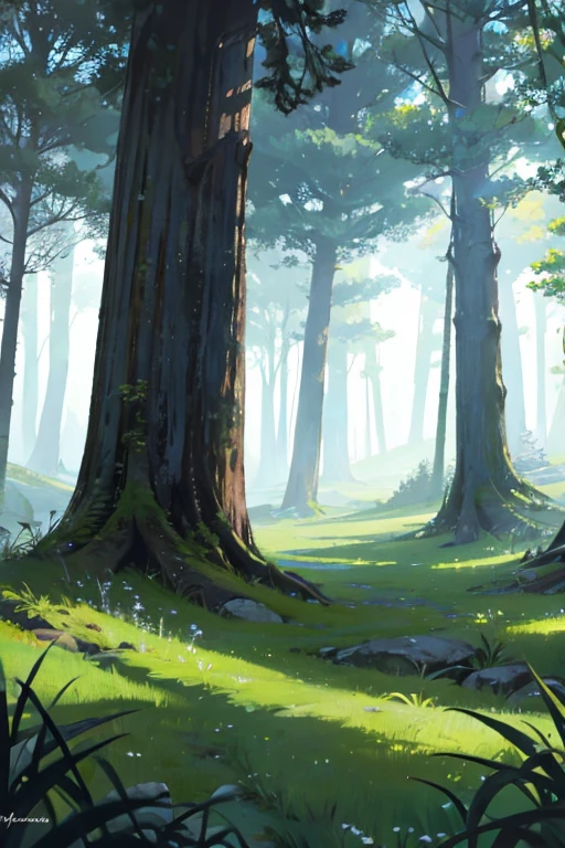 Sensitive calming forest.