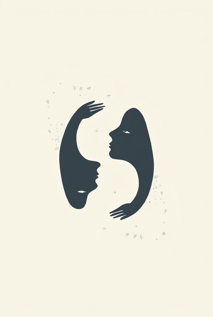 Create a symbol that is easy to draw that represents the dialogue of knowledge and the idea of interculturality.