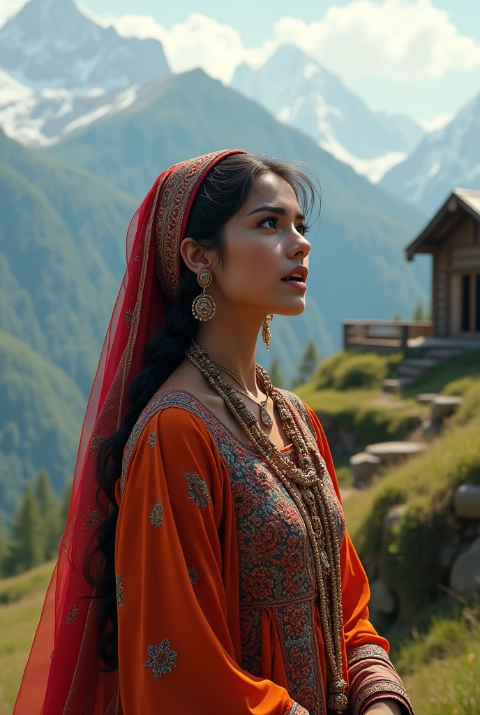 Kashmiri girl singing song