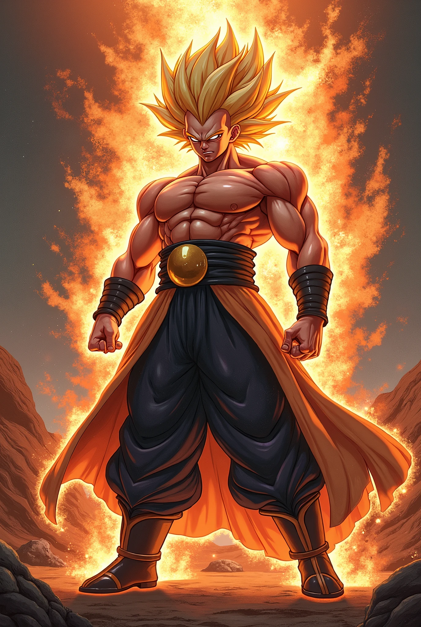 
Zark, was a pure-blooded Saiyan who was born into a family of legendary warriors that were arrogant and ruthless which turned him power hungry fighting bloody battles unlocking true pinnacle of power with a unique cosmic ki energy