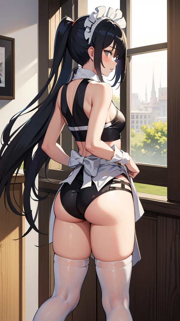  maid, Guilty Gear　Bridget,((training)),stripe