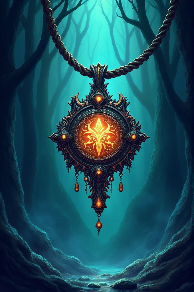 A powerful necklace which controls the underworld but is easy to draw which kids can draw
