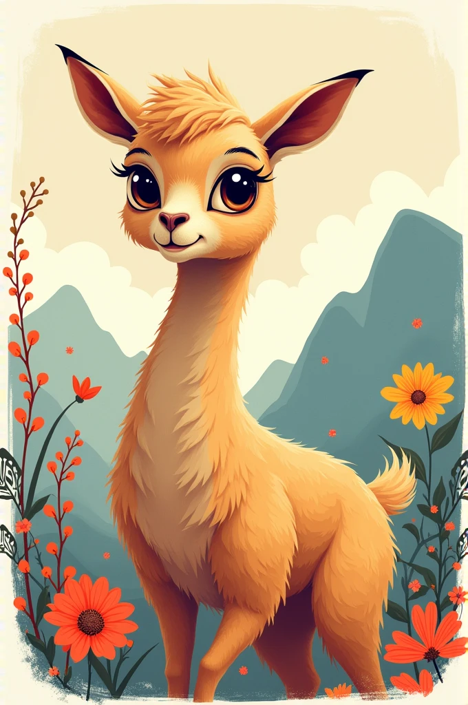 Female vicuña, Olympic mascot