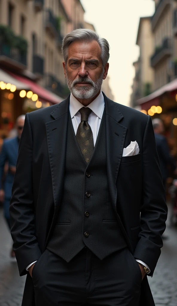 Victor is a tall, middle-aged man in his late 40s, always dressed in luxurious garments. His tailored suits are made of fine fabrics, and he often wears a gold ring to symbolize his success. He has a neatly trimmed beard and a stern, serious expression, with sharp eyes that are always calculating. Describe how Victor returns to the market days later, expecting to see Lily again. When he learns of her generosity, write about Victor’s internal struggle and the moment he realizes that his wealth pales in comparison to Lily’s grace.