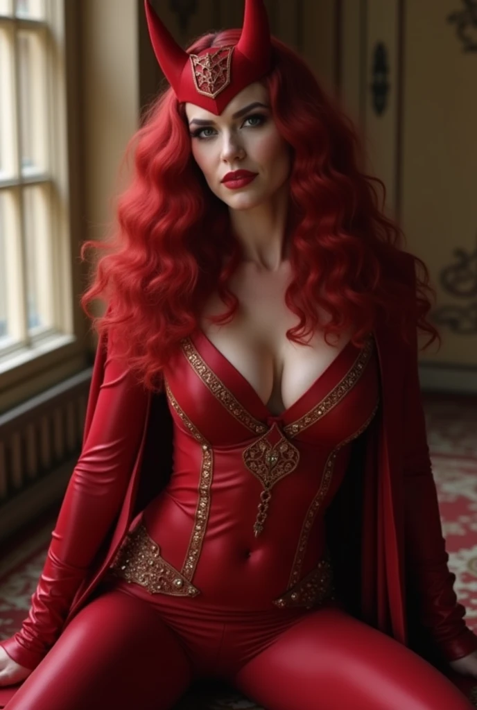 Scarlet witch sexual pose