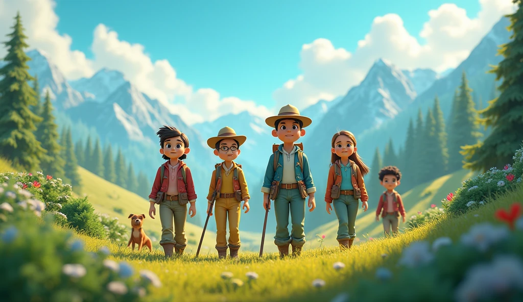 3D cartoon.The explorers’ wisdom became the foundation of a new era of ethical scientific exploration, ensuring that humanity would navigate the complexities of time with respect and care.