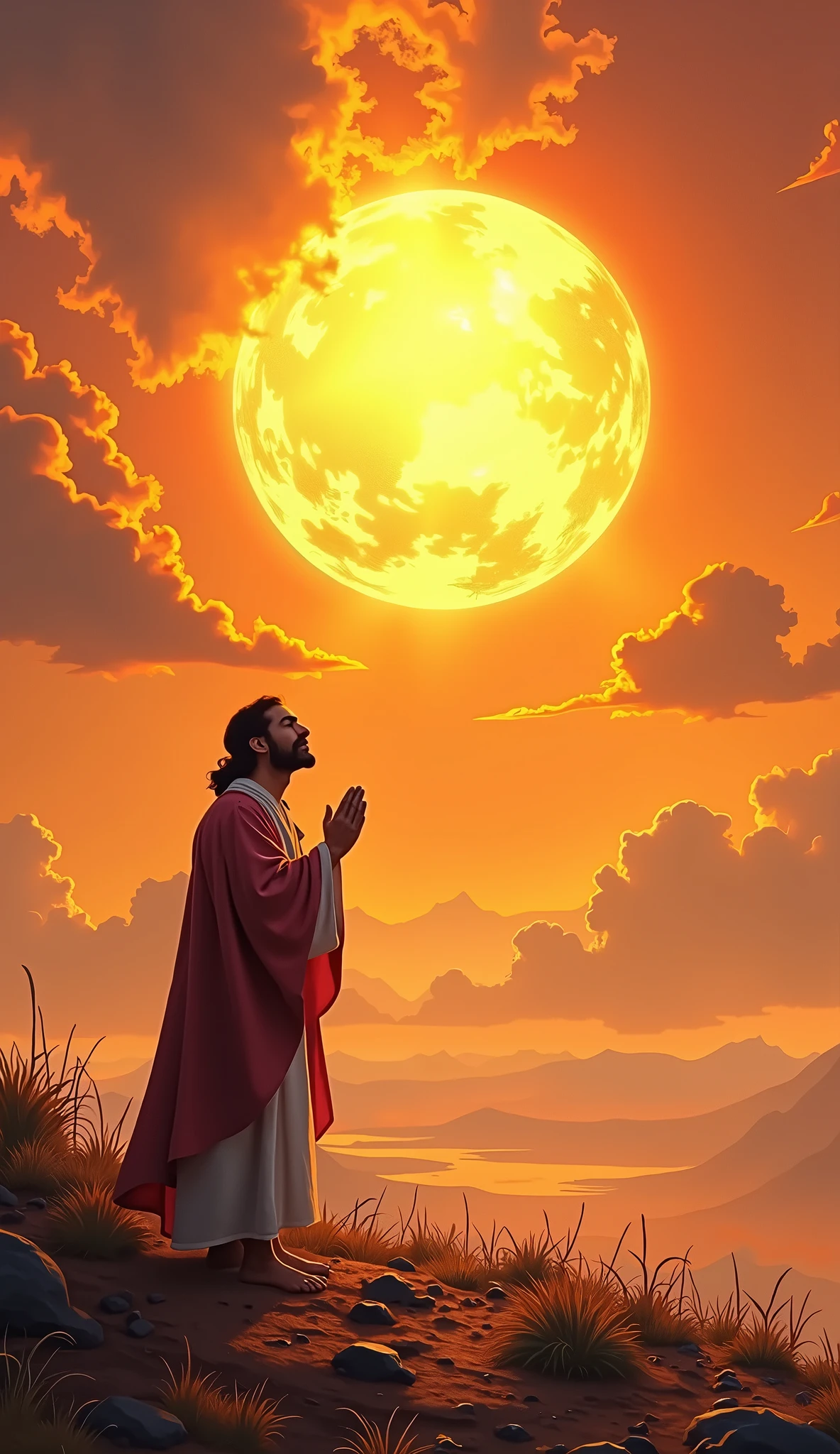 Joshua prayed and the sun stopped